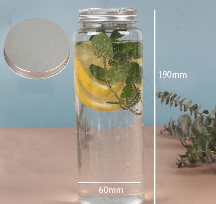 Bouteilles d'eau de boisson en verre de 350 ml, bouteilles d'eau portables claires