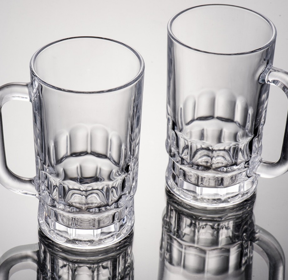 Tasses de coca en verre de café glacé de décoration en cristal de conception unique en gros
