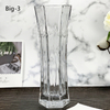 Grand vase en verre clair nordique adapté aux besoins du client pour la décoration de Noël