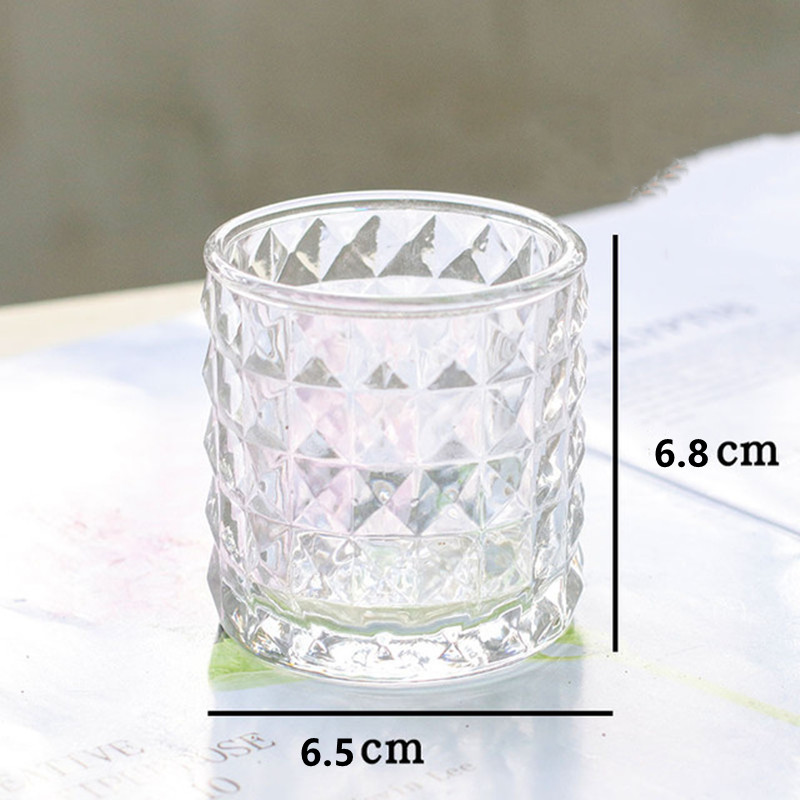 Petites tasses à alcool de 130 ml en verre à whisky de style cristal