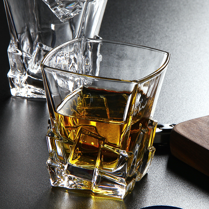 Gobelets en verre design de luxe 300 ml pour whisky